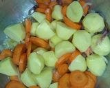 A picture of step 3 of Githeri with potatoes #4 weeks challenge#.