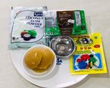 Foto langkah ke 1 dari resep Pudding kurma,santan dan gula merah.
