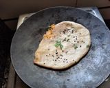 A picture of step 7 of Aloo kulcha with chhole.