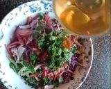 A picture of step 3 of Purple Cabage Salad.