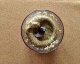 A picture of step 5 of Malloreddus with Eggplant Pesto and Fresh Cacioricotta.