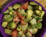 A picture of step 2 of Cucumber salad.