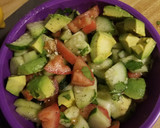 A picture of step 2 of Cucumber salad.