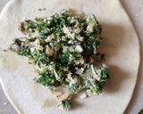 A picture of step 4 of Paneer pudina bites.