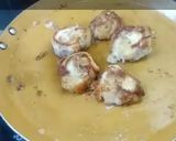 A picture of step 7 of Bread Pinwheel Pizza.