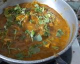 A picture of step 8 of Matar Paneer Masala.