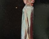 A picture of step 3 of Chinese chicken Salami.