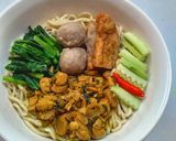 Foto langkah ke 9 dari resep Mie Ayam Solo ala Abang Gerobakan.
