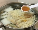 蘿蔔鱸魚金針菇湯的食譜步驟6照片
