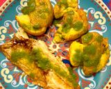 Foto del paso 7 de la receta: Patatas al puñetazo con mojo verde de cilantro