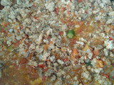 Picadillo de res y puerco