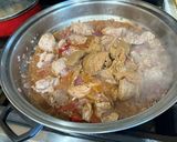 A picture of step 2 of Spicy Pork Kaldereta.