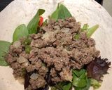 A picture of step 7 of Montreal Steak Style Burrito.