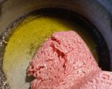 A picture of step 1 of Cabbage and Ground Pork.