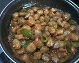 A picture of step 5 of Soya Chilli.