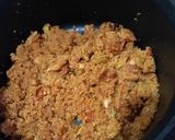 A picture of step 5 of Mexican Cauliflower Fried Rice.