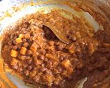 A picture of step 10 of Chana Masala Biryani.