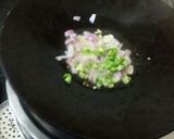 A picture of step 3 of Tava green pakoda pulao.