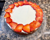 Foto del paso 12 de la receta: Tarta cremosa de chocolate y fresas, “sin gluten”