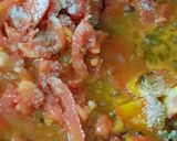 A picture of step 4 of Aloo tikki tamatar chat.