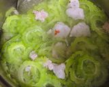 Hình bước làm 3 của món Canh khổ qua - chả cá homemade