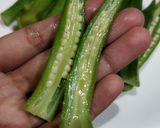 Foto langkah ke 4 dari resep Okra Saus Bawang.