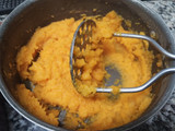 Pastel de papa y zapallo con relleno de acelga
