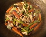 A picture of step 4 of California Farm Whole Chicken Thigh Stir Fry.