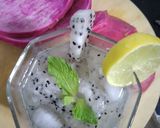 A picture of step 5 of Dragon fruit lemonade.