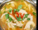 Hình bước làm 4 của món Canh nấm nấu cà chua