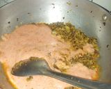 A picture of step 2 of Sarso da saag makki di roti.