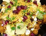 A picture of step 3 of Leftover Chana Masala Chaat.