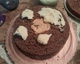 Foto del paso 16 de la receta: Torta de chocolate rellena de doble cremas