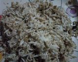 A picture of step 3 of Sakarkand paneer pulav.