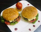 A picture of step 10 of Hot &spicy🥵 Beef 🥩 burger.