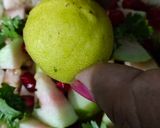 A picture of step 4 of Zesty Pomegranate & Guava Fruit chaat.