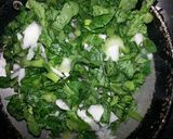 A picture of step 3 of Mooli patta dokli.