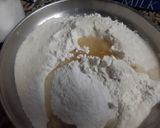 A picture of step 1 of Maiday ki meethi tikkiyan😋.