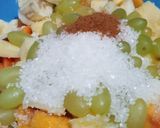 A picture of step 3 of Seasonal fruit chaat.