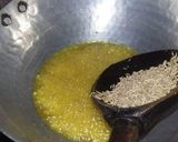 A picture of step 2 of Fry mong daal.