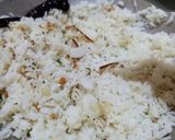 A picture of step 4 of Coconut rice in 10 minutes.