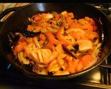 A picture of step 3 of Masala dosa.