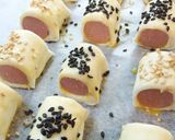 Foto del paso 7 de la receta Aperitivo de salchichas en hojaldre