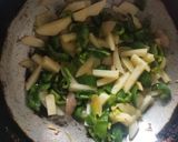 A picture of step 1 of Dry Capsicum Potato with Chinese twist.