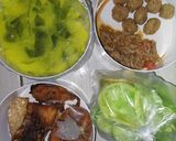 Foto langkah ke 2 dari resep Sayur Santan Bayam,labu kuning dan kacang panjang.