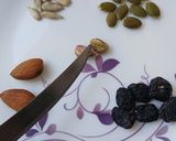 A picture of step 1 of Red Wine Cake.