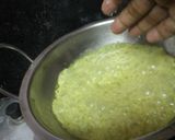 A picture of step 3 of Hot Pongal.