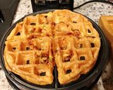 Hình bước làm 2 của món Eggs🥚Waffles