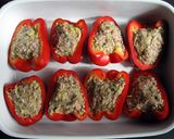 A picture of step 5 of ‘Golubtsi’ Stuffed Capsicums.