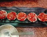 A picture of step 7 of Beetroot Oats Tikki.